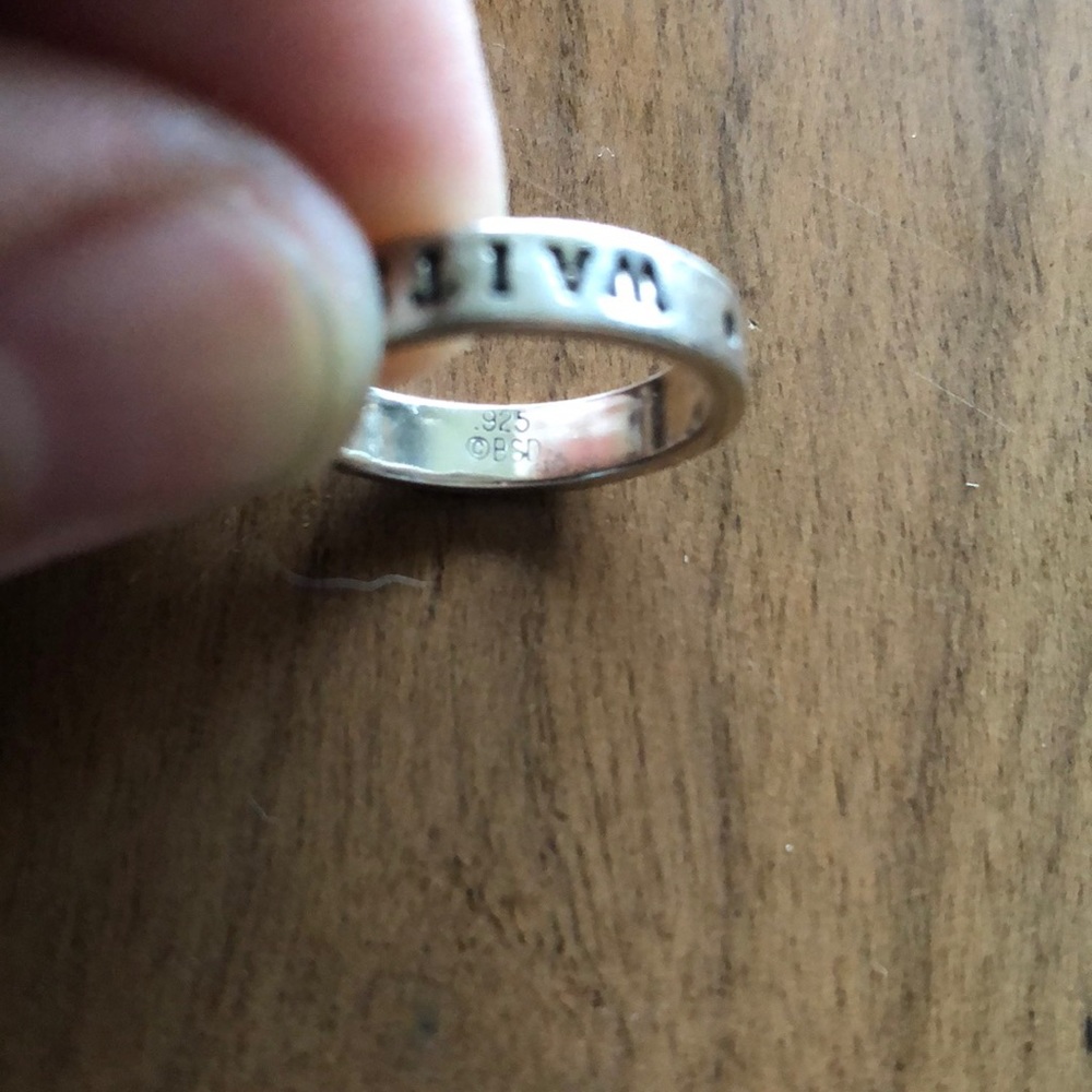 Sterling Silver Purity Ring - image 4